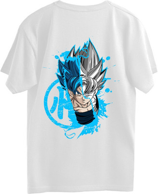 Restart Trend Printed Men Round Neck White T-Shirt