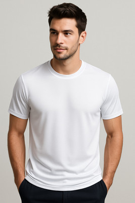 Berlin Printed Men Crew Neck White T-Shirt