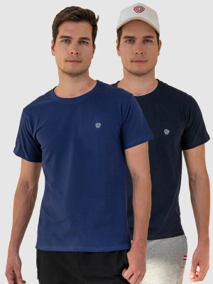 LUX cozi Solid Men Round Neck Multicolor T-Shirt
