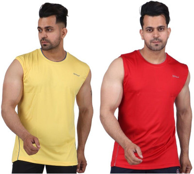 HILLS & DALES Printed Men Round Neck Multicolor T-Shirt