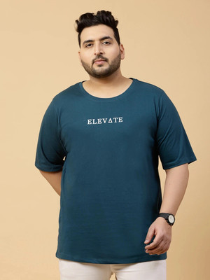 RIGO Printed Men Round Neck Dark Blue T-Shirt