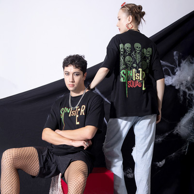 Bene Kleed Printed Men Round Neck Black T-Shirt