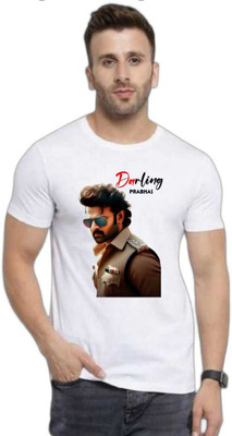 TeeGalary Graphic Print, Printed Men Round Neck White T-Shirt