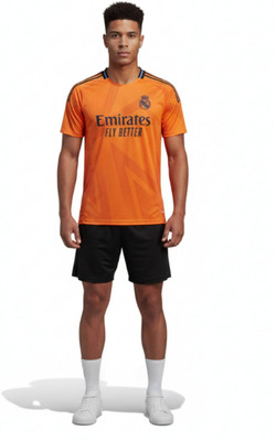 Smv Printed Men Round Neck Orange T-Shirt