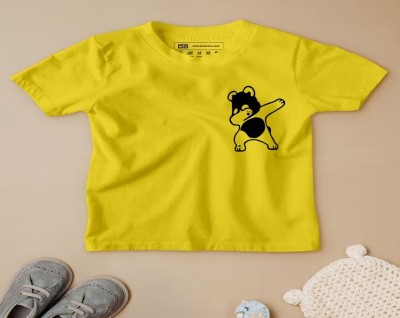 VEE SAA Solid Women Round Neck Yellow T-Shirt