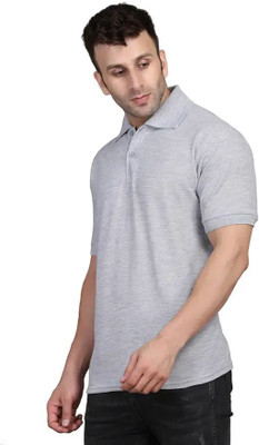 YUALIN CREATION Printed Men Polo Neck Multicolor T-Shirt