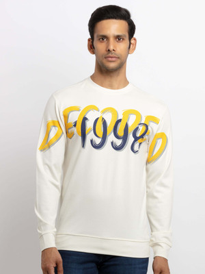 Status Quo Typography Men Round Neck White T-Shirt