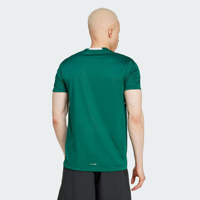 ADIDAS Graphic Print Men Crew Neck Green T-Shirt