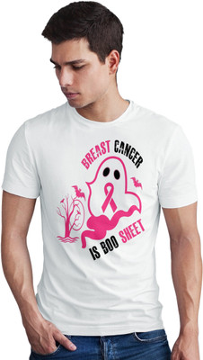 Seek Buy Love Printed Men Round Neck White T-Shirt