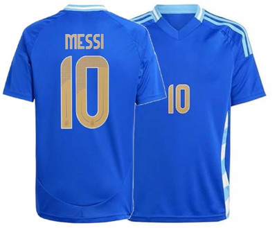 PRASEL Printed Men Round Neck Blue T-Shirt