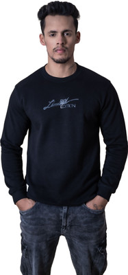 MANBOW Printed Men Round Neck Navy Blue T-Shirt