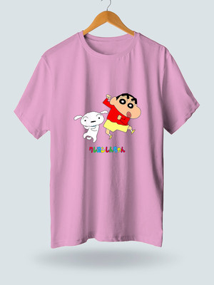 Jack Paris Printed, Typography Men Round Neck Pink T-Shirt