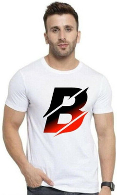 GPGARMENTSS Printed Men Round Neck White T-Shirt