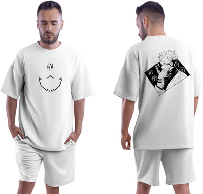 Be Crazyy Graphic Print Men Round Neck White T-Shirt
