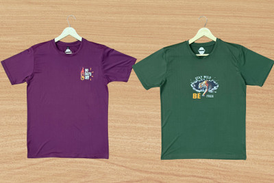 DEVARSH ENTERPRISES Printed Men Round Neck Multicolor T-Shirt