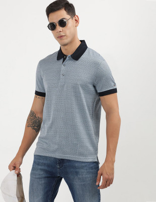 TOMMY HILFIGER Solid Men Polo Neck Grey T-Shirt