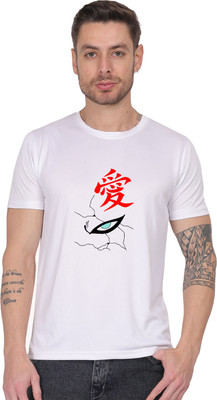 SaurabhEcomX Printed Men Round Neck White T-Shirt
