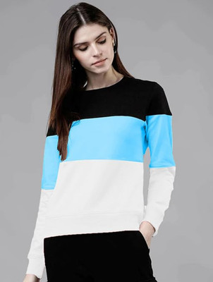 Adorbs Solid Women Round Neck Multicolor T-Shirt