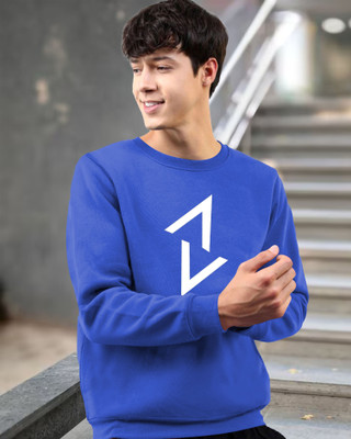 TEESHACK Printed Men Round Neck Blue T-Shirt