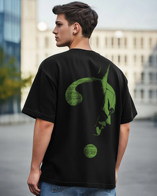 BEWAKOOF Graphic Print Men Round Neck Black T-Shirt