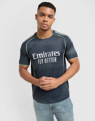 Smv Printed Men Round Neck Navy Blue T-Shirt