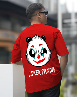 LGGARMENTS Printed Men Round Neck Red T-Shirt