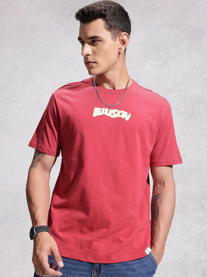 WROGN Solid Men Round Neck Multicolor T-Shirt