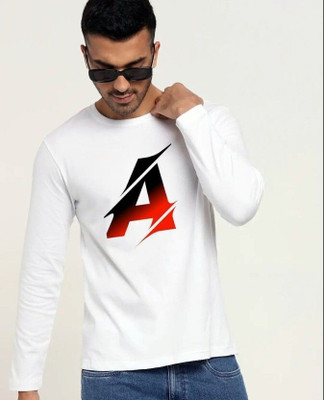 GPGARMENTSS Printed Men Round Neck Silver T-Shirt