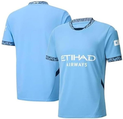 privic Printed Men Round Neck Blue T-Shirt