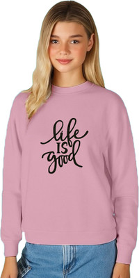 Fabrista Printed Women Round Neck Pink T-Shirt