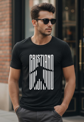 Uniplanet Store Graphic Print Men Round Neck Black T-Shirt