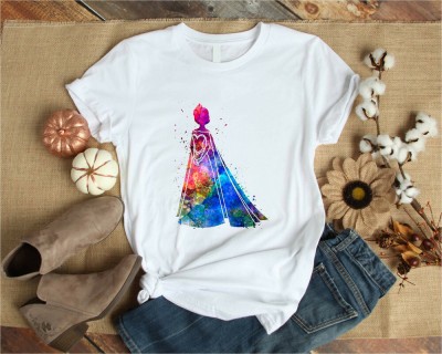 HamsaMART.com Printed Men Round Neck White T-Shirt