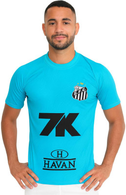 ponss Printed Men Round Neck Blue T-Shirt
