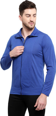 JB Jangoboy Solid Men Polo Neck Blue T-Shirt