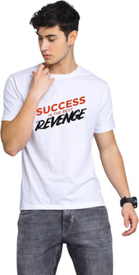 Moldify Graphic Print Men Round Neck White T-Shirt