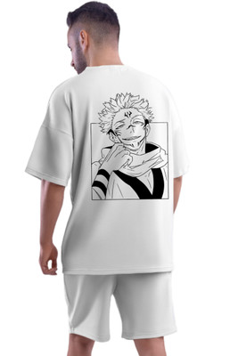 Be Crazyy Graphic Print Men Round Neck White T-Shirt