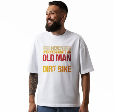 Seek Buy Love Printed Men Round Neck White T-Shirt