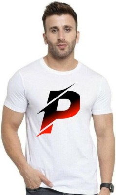 GP GARMENTS Printed Men Round Neck White T-Shirt