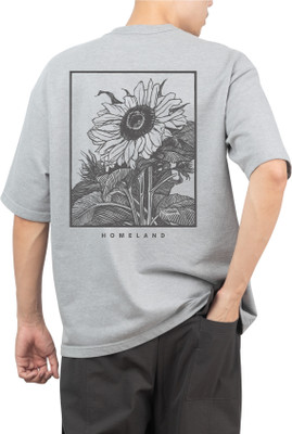 lifanclo Printed Men Round Neck Grey T-Shirt
