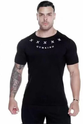 SPOWEARY Printed Men Round Neck Black T-Shirt