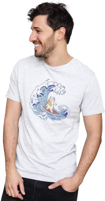 KRYONIX Solid Men Round Neck White T-Shirt