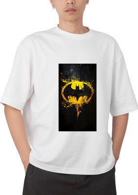INKFUSE Superhero Men Crew Neck White T-Shirt
