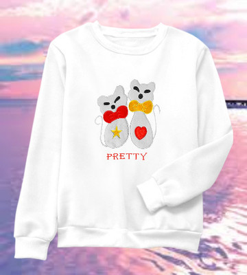 CloneCline Printed Women Round Neck White T-Shirt