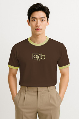 SPOWEARY Striped Men Polo Neck Multicolor T-Shirt