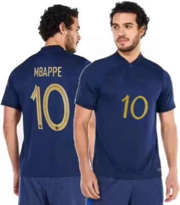 YUTU Typography Men Round Neck Dark Blue T-Shirt