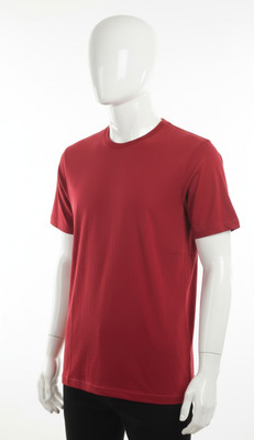 Trozio Solid Men Round Neck Reversible Maroon T-Shirt