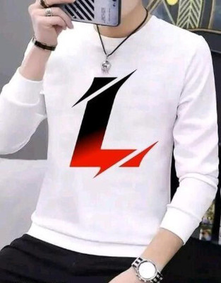 KRYONIX Solid Men Round Neck Silver T-Shirt