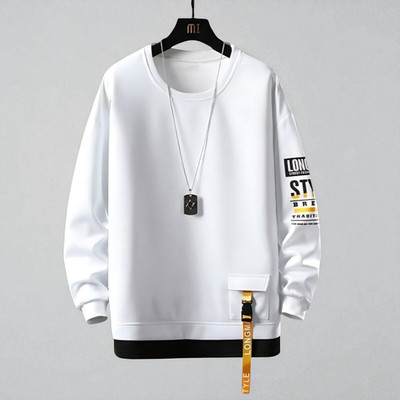 Autna Printed Men Round Neck White T-Shirt