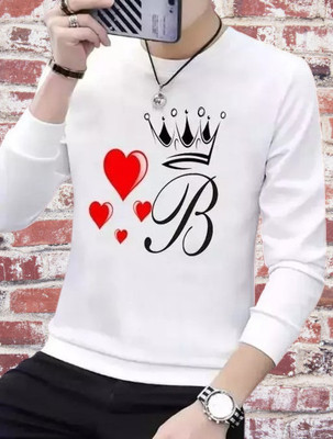 OJSR Printed Men Round Neck White T-Shirt