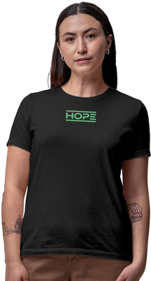 Fighterhero Printed Women Round Neck Grey T-Shirt